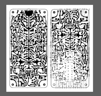 Rather ugly tracing of a PCB